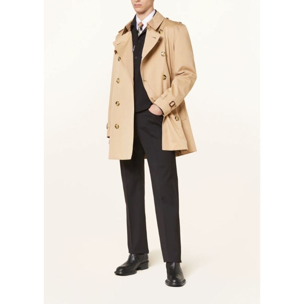 Burberry Burberrys' Trench Coat Kensington Nova Made in England sz 46R VTG Tan - Picture 4 of 16